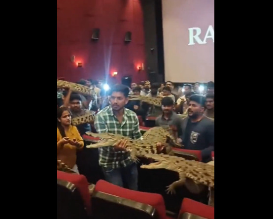 rajasaab-crocodile-scene-fans-celebration