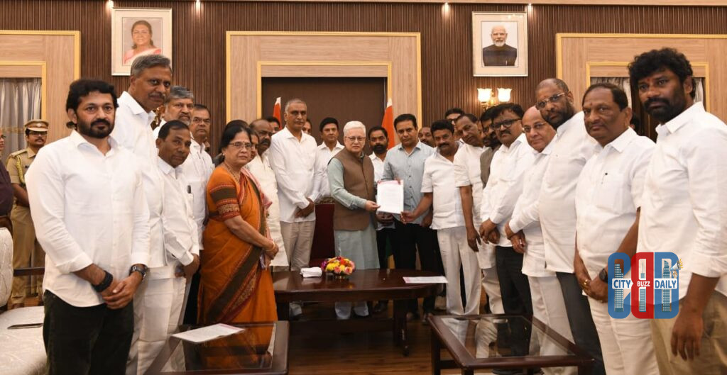 telangana-governor-brs-representation-singareni-issues