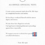 allu-arjun-office-statement-viral-video-claims