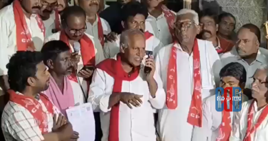 Bhoodan Victims Justice Demand protest over 717 houses in Khammam