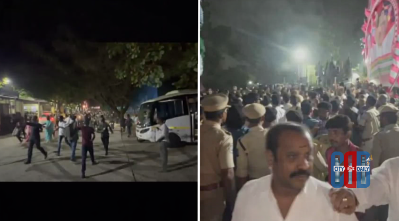 brs-cadre-march-telangana-bhavan-nandi-nagar