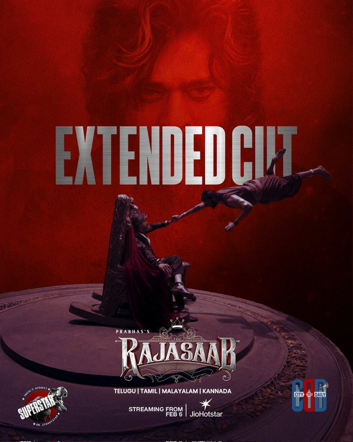 JioHotstar Announces Extended Cut of The Raja Saab