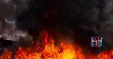 Kakinada Firecracker Factory Explosion flames at Vetlapalem unit
