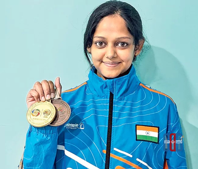 meghana-sajjanar-asian-shooting-championship-medals