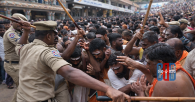 police-lathi-charge-srisailam-temple-crowd-control