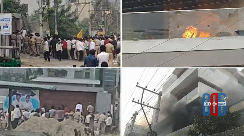 police-witness-attack-jogi-ramesh-house-ibrahimpatnam