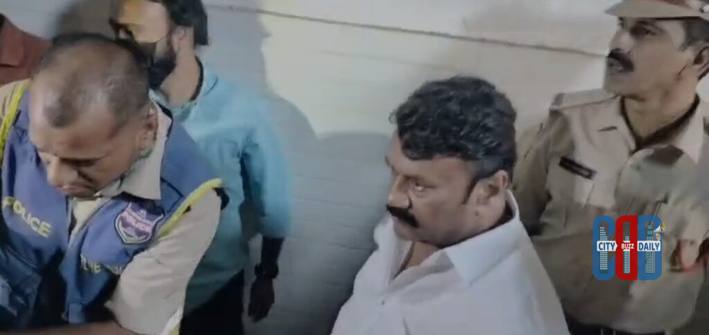 sanath-nagar-mla-inspects-maitrivanam-fire-site