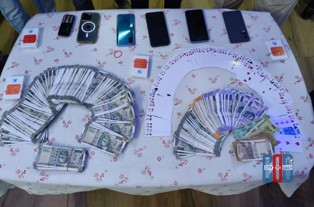 Task Force Conducts Raid on Illegal Gambling in Hanumakonda