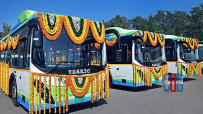 TSRTC Women Self Help Group Buses rollout new buses ready for launch in Telangana