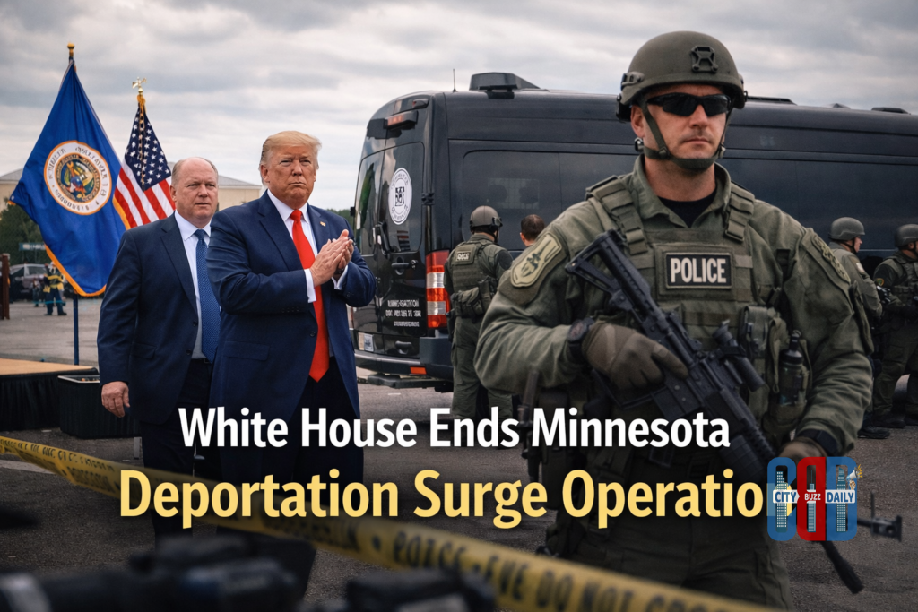White House Ends Minnesota Deportation Surge Operation