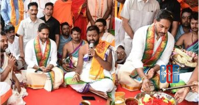 YS Jagan temple event during Nandeeshwara Temple idol consecration ceremony