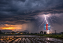 Thunderstorm and lightning over Andhra Pradesh during unseasonal rains