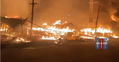 Bachupally Fire Accident at furniture shops in Pragathi Nagar Hyderabad