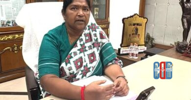 Minister Danasyari Anasuya Seethakka announcing release of funds to gram panchayats