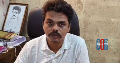 Person using mobile phone showing cyber fraud alert and unauthorized bank transaction notification