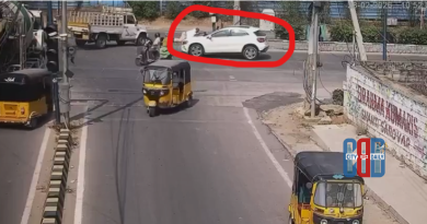 Gachibowli Benz Car Incident involving constable dragged in Hyderabad