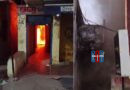 Fire accident at painting shop in Jogulamba Gadwal with firefighters controlling flames