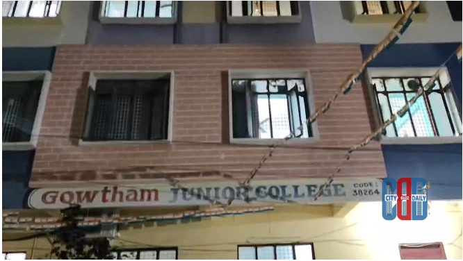 Hanamkonda private junior college hostel fire at Bheemaram girls hostel