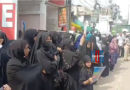 Hyderabad Old City protests over Khamenei attack reports with people holding photos