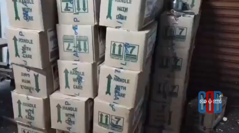 Unhygienic biscuit factory in Amberpet Hyderabad using spoiled ingredients and chemicals