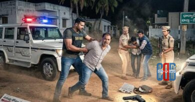 Hyderabad police arrest businessman accused in Hyderabad wife murder plot involving illegal pistol.