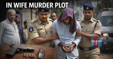 Hyderabad Task Force police arrest man who allegedly planned to kill his wife using an illegal firearm.