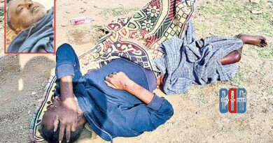 Ill man rescued from cremation ground in Jagityal and shifted to hospital