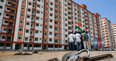 Illegal occupation of double bedroom houses in Sirisannagudem village, Jangaon district