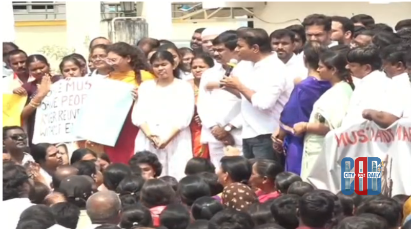 KTR allegations on Revanth Reddy house in FTL during press interaction