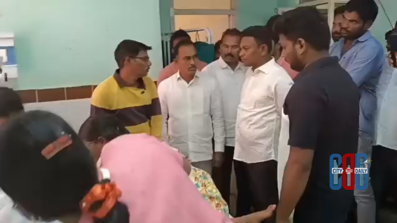 Students hospitalised after suspected food poisoning at BC Gurukul school in Manuguru, Bhadradri Kothagudem district as former MLA Rega Kantha Rao demands action.