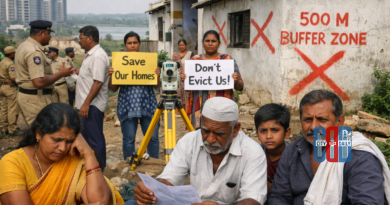 Residents protest or worry over house markings under Musi river rejuvenation project