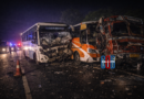 Narketpally road accident on Hyderabad–Vijayawada highway where a speeding lorry hit parked buses, killing two bus drivers