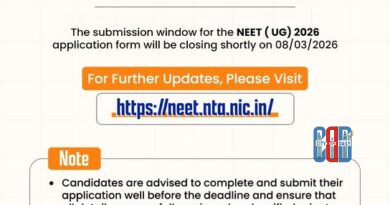 NEET UG 2026 registration closing notice on the official NTA website neet.nta.nic.in.