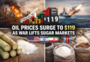 Oil prices surge to $119 during the US-Israel Iran war impacting global commodity markets.