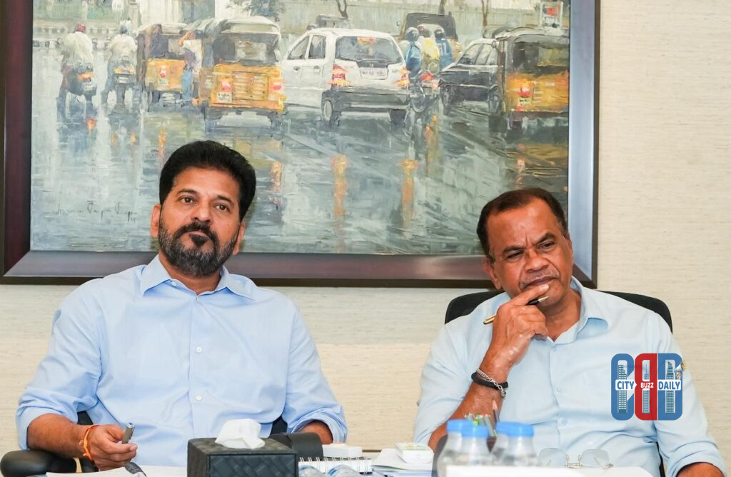 Telangana Chief Minister Revanth Reddy reviewing road infrastructure and ring road plans for district headquarters