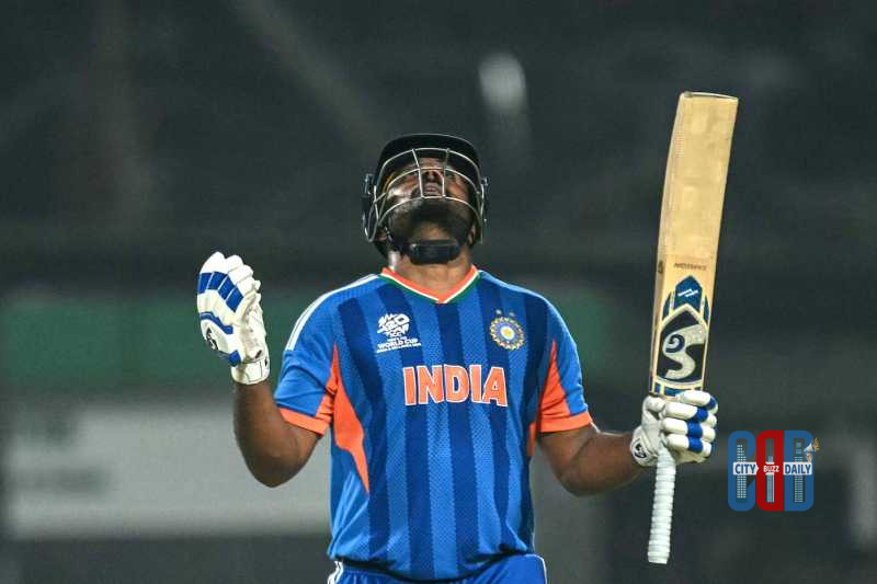 T20 World Cup India beat West Indies after Sanju Samson unbeaten 97