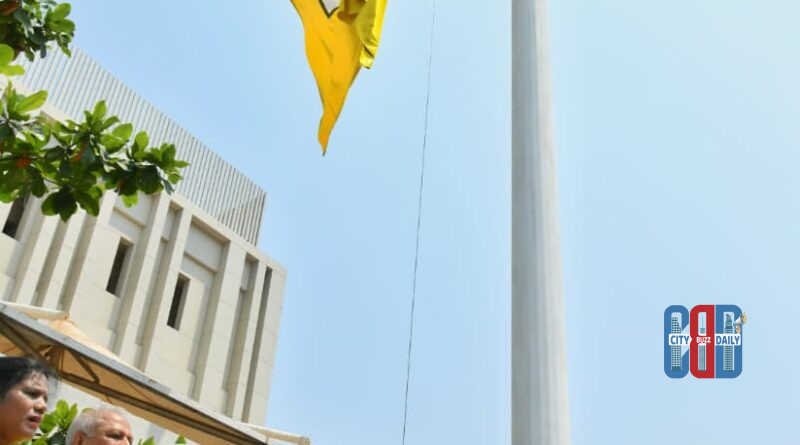 Chandrababu Naidu addressing Telugu Desam Party foundation day celebrations