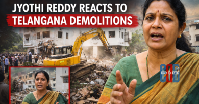 Overseas Congress leader Jyothi Reddy reacts to Telangana demolition drive after Gundlapochampalli house demolition controversy.