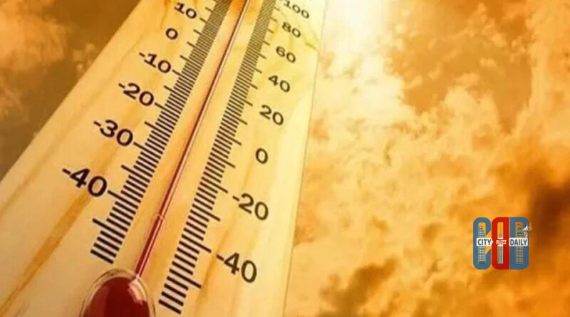 High temperature heatwave conditions in Telangana with people facing intense summer heat