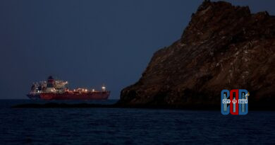 Map showing Strait of Hormuz amid US Iran conflict and rising tensions