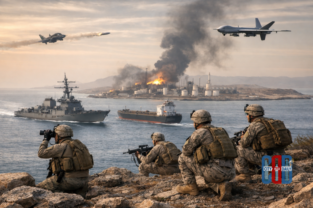 US military operations in Middle East amid Iran conflict escalation