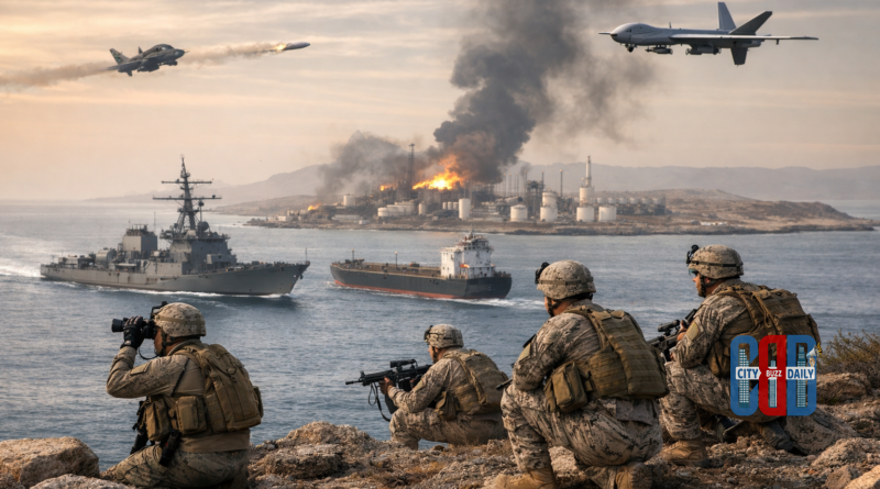 US military operations in Middle East amid Iran conflict escalation