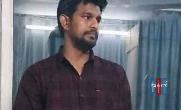 Police investigation scene related to double murder case in Filmnagar involving online gambling motive