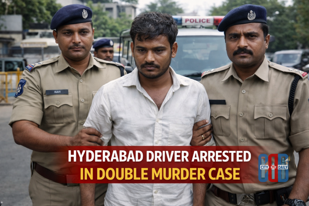 Police arrest suspect in Hyderabad double murder and robbery case