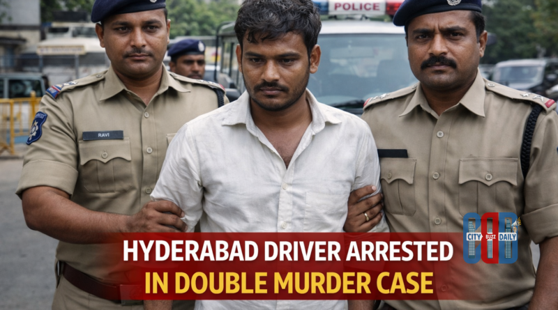 Police arrest suspect in Hyderabad double murder and robbery case