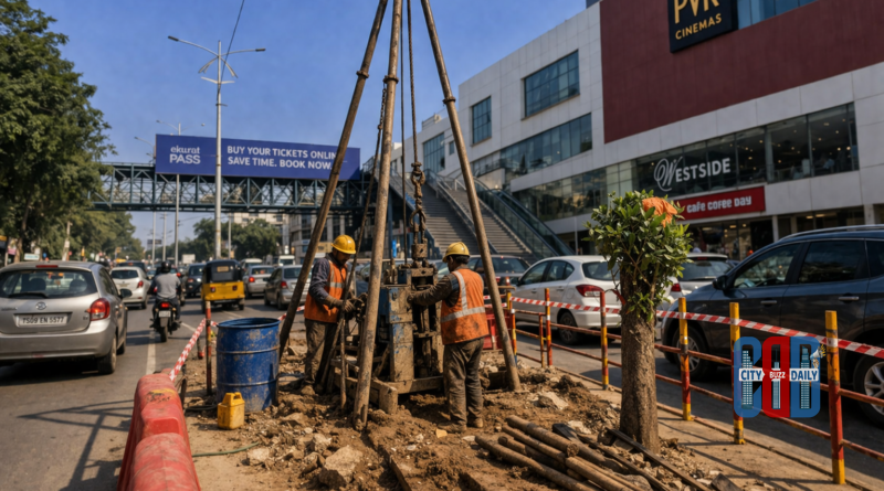 Telangana High Court hearing on SRDP works near KBR Park Hyderabad