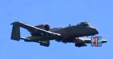 US military aircraft debris after being shot down during Iran conflict with ongoing search for missing pilot