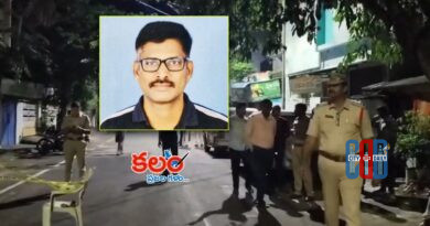 Police investigation at Kakinada constable murder scene near Gandhinagar area
