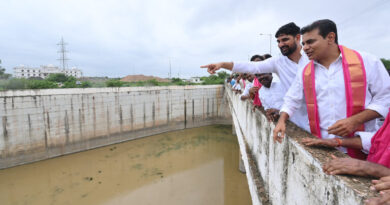 KTR demands Congress govt to lift Godavari water at Kannepalli, warns of siege if pumps not operated immediately