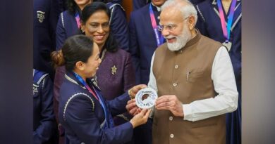 PM meets CWG medallists: Lauds Lovlina for objecting to distorted India map; feeds laddus to Mirabai